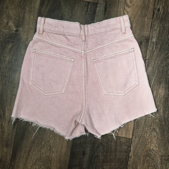 Zara Light Pink Jean Shorts - Picture 2 of 3